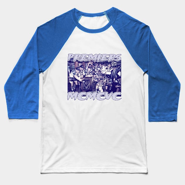 OG FOOTY - Canterbury-Bankstown Bulldogs - PREMIERS 1995 Baseball T-Shirt by OG Ballers